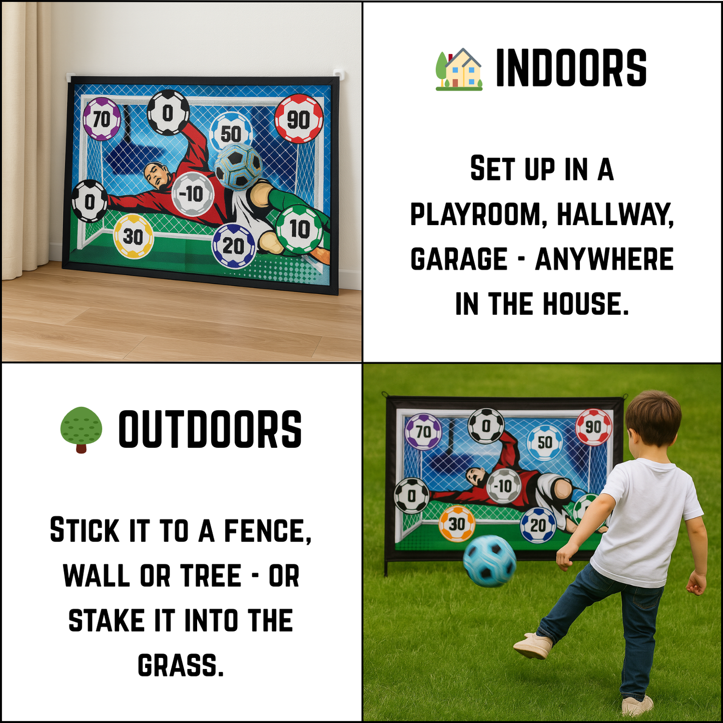 Kavisa SkillZone - Soccer Target Game