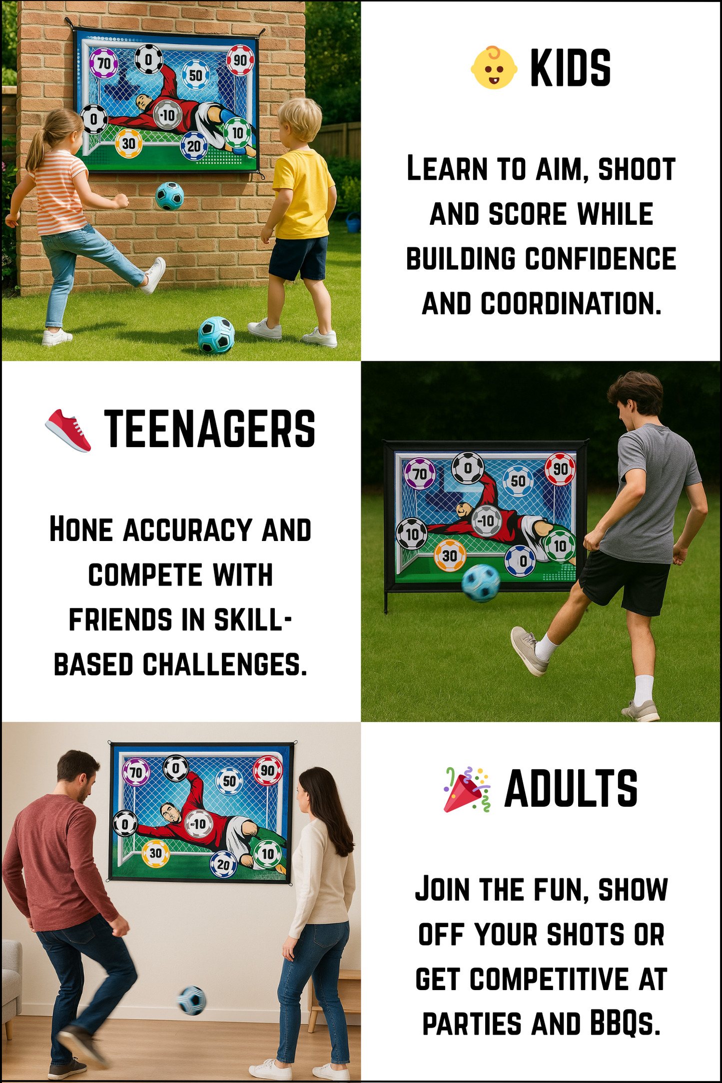 Kavisa SkillZone - Soccer Target Game