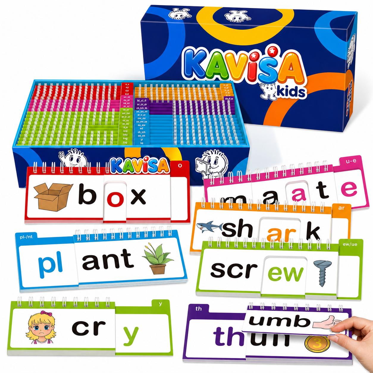 Kavisa Lingo™ | Phonics Flip Book Set